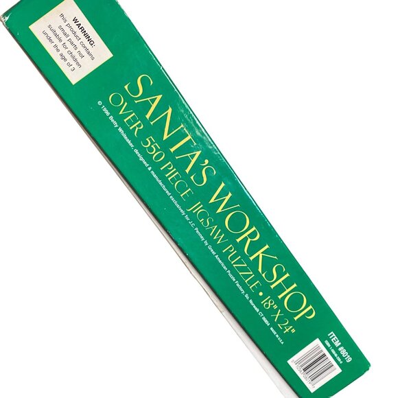 Vtg Santa's Workshop 550 Piece Jigsaw Puzzle Betty Whiteaker Christmas JC Penney - Picture 4 of 6